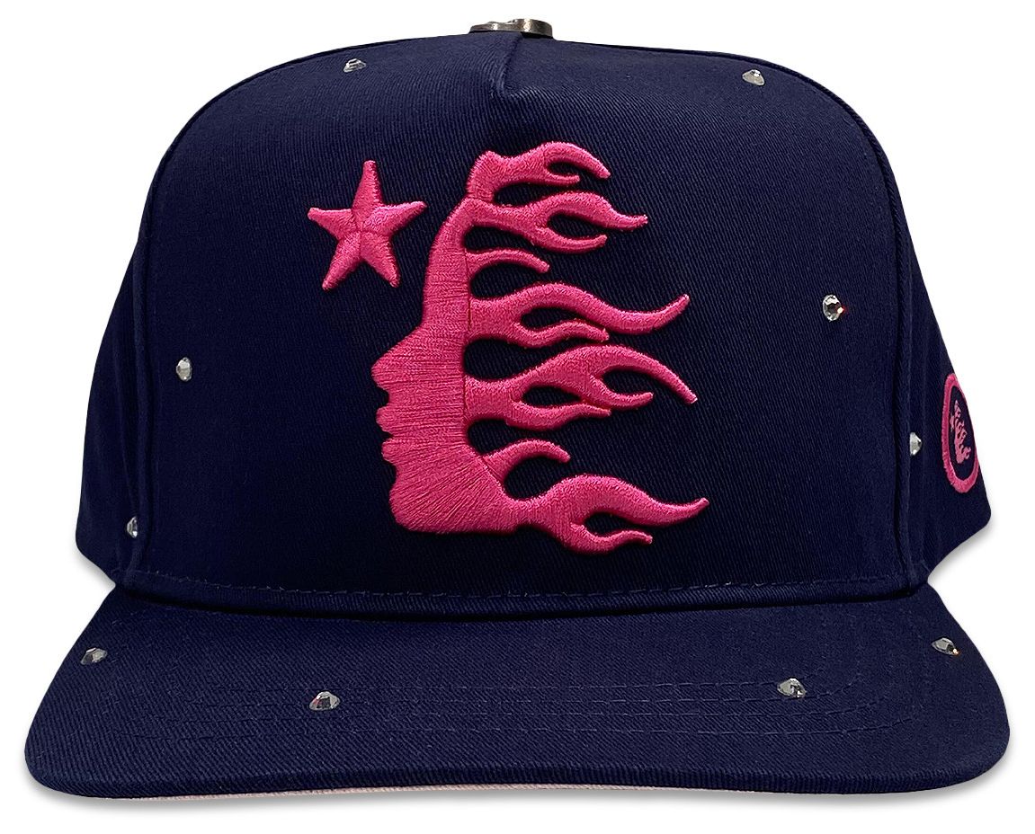 HS OG Logo Rhinestones Fitted Hat Navy