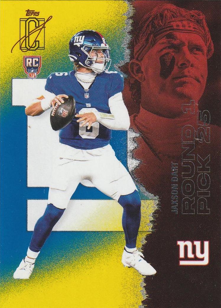 Jaxson Dart [Blue Yellow] #106 [Rookie] 2025 Topps Signature Class