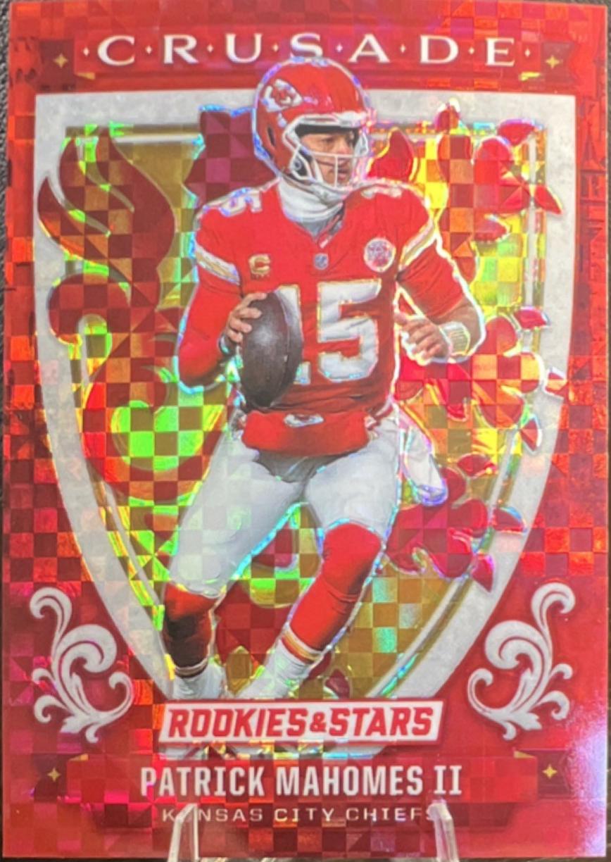 Patrick Mahomes II [Red] #1 2025 Panini Rookies & Stars Crusade