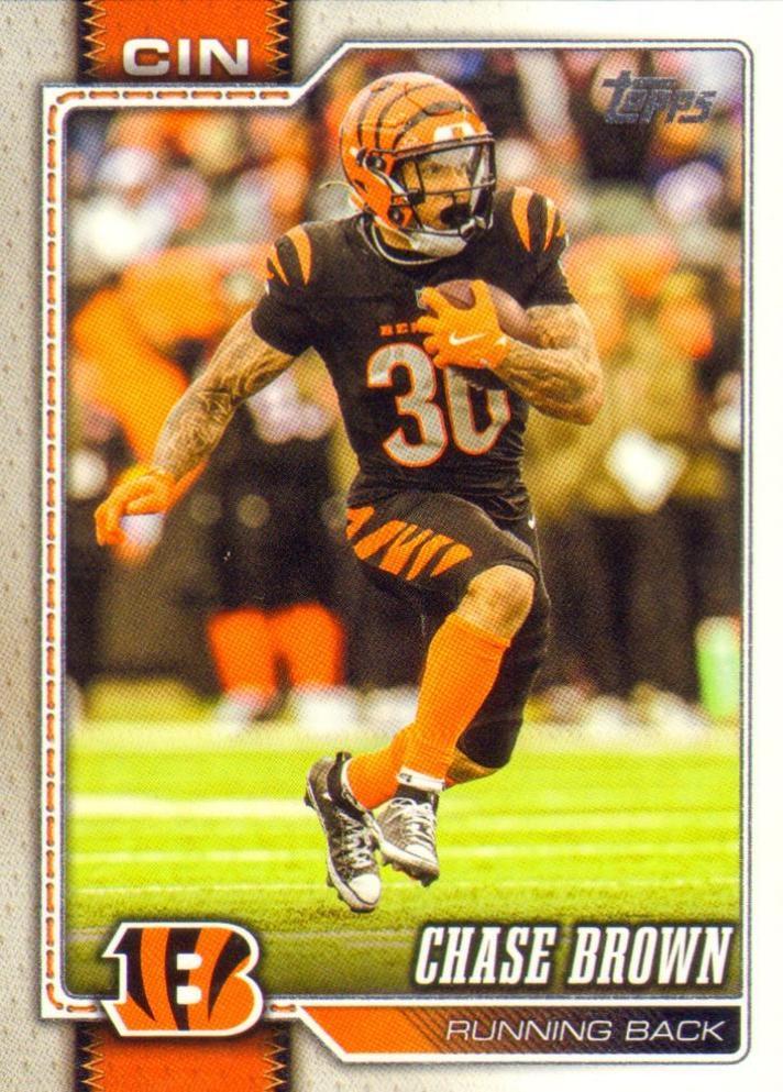 Chase Brown #42 2026 Topps Flagship