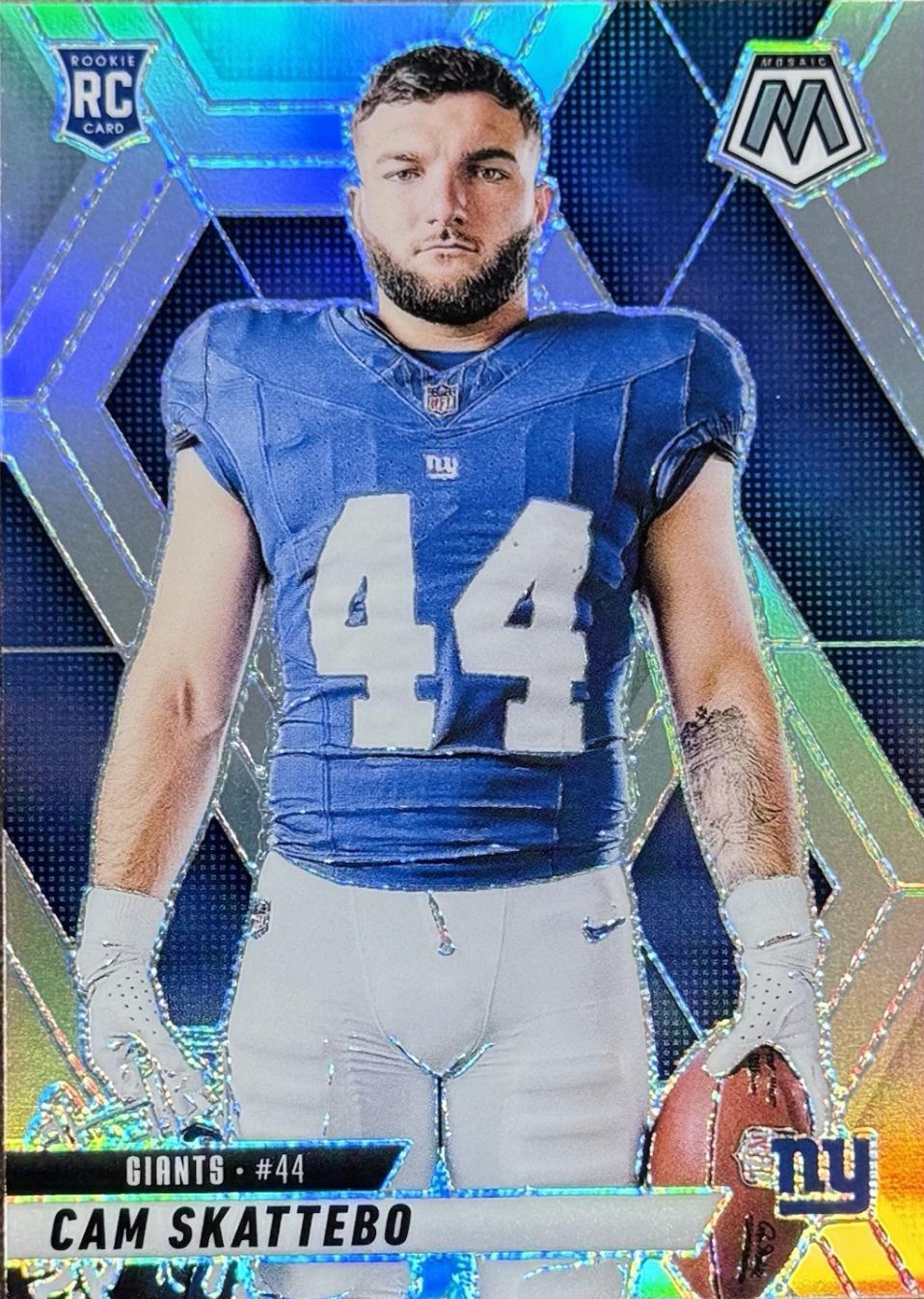 Cam Skattebo [Silver] #271 2025 Panini Mosaic