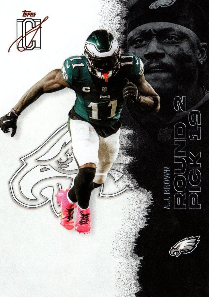 AJ Brown [White] #93 2025 Topps Signature Class