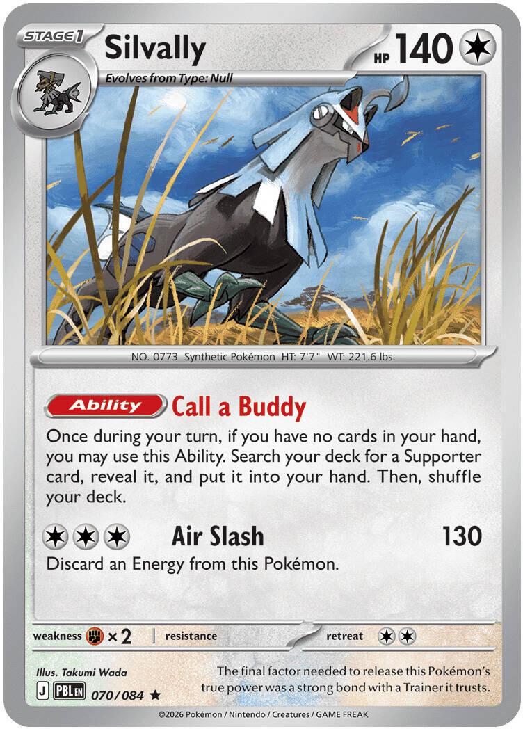 Silvally #70 Pokemon Pitch Black