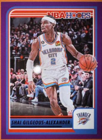 Shai Gilgeous Alexander [Purple] #59 2023 Panini Hoops