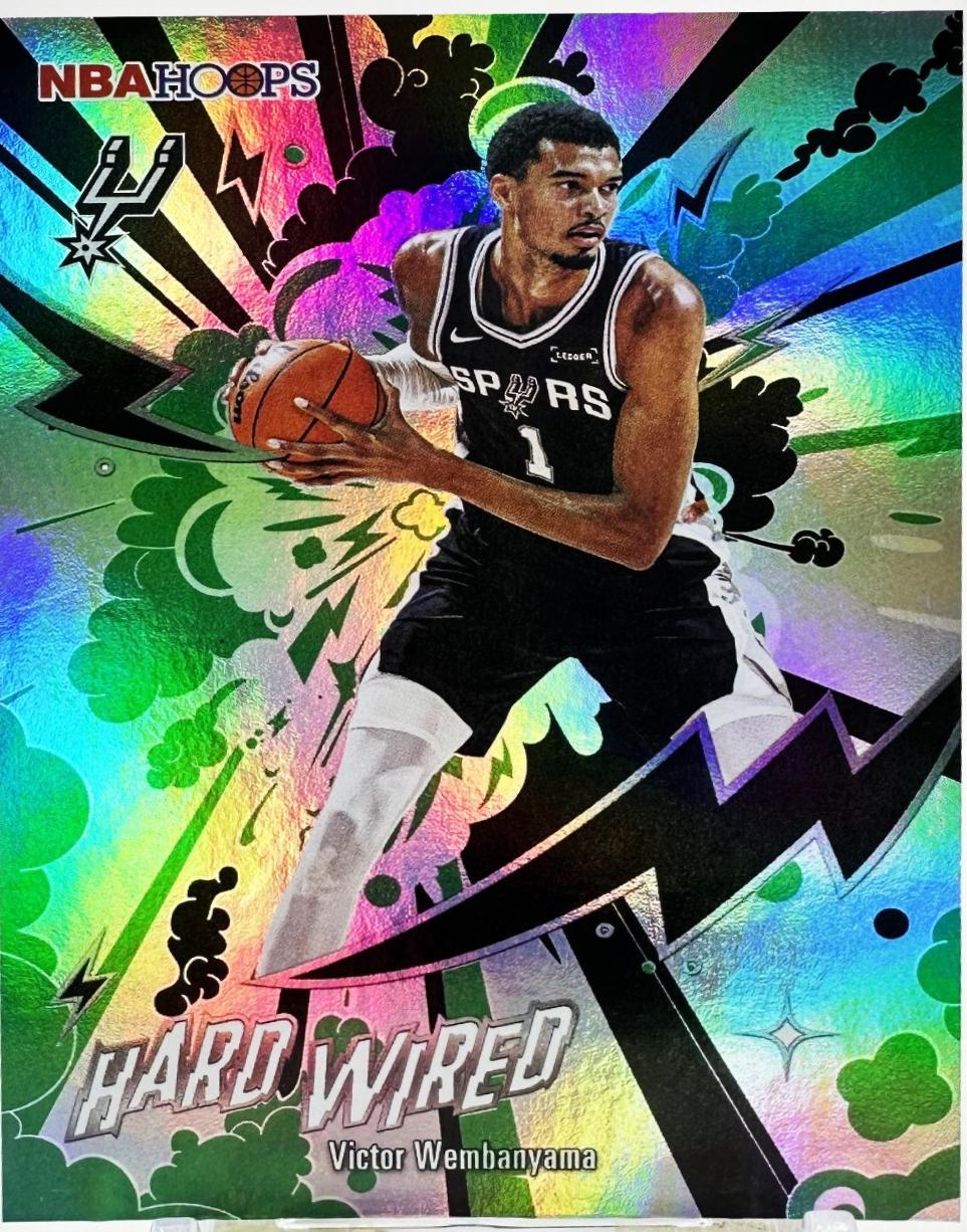 Victor Wembanyama [Green] #HW-6 2025 Topps NBA Hoops Hardwired