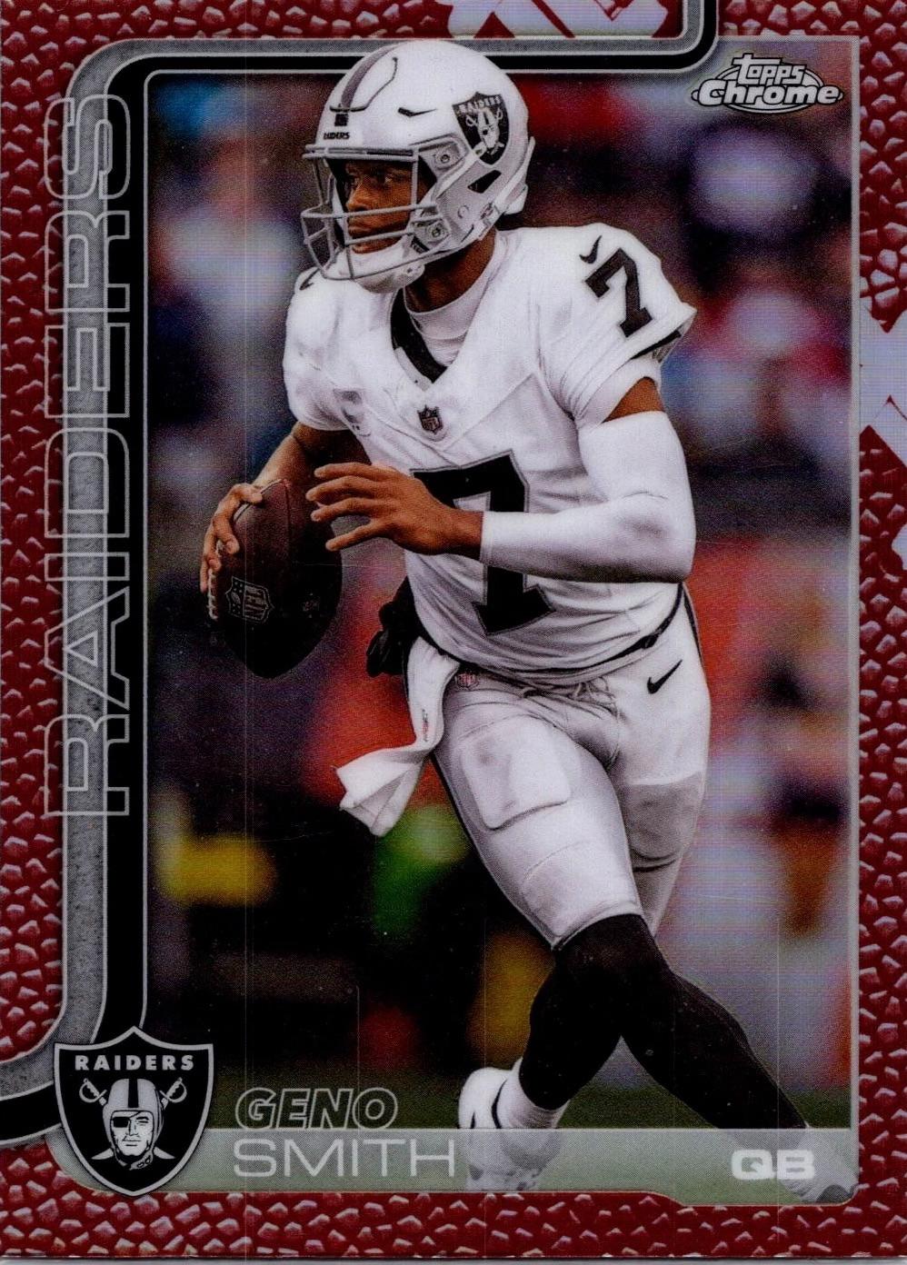 Geno Smith [Leather] #179 2025 Topps Chrome