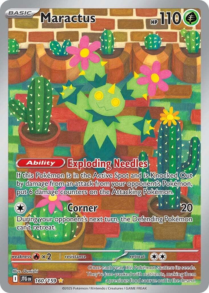 Maractus #160 Pokemon Journey Together [PSA 9]