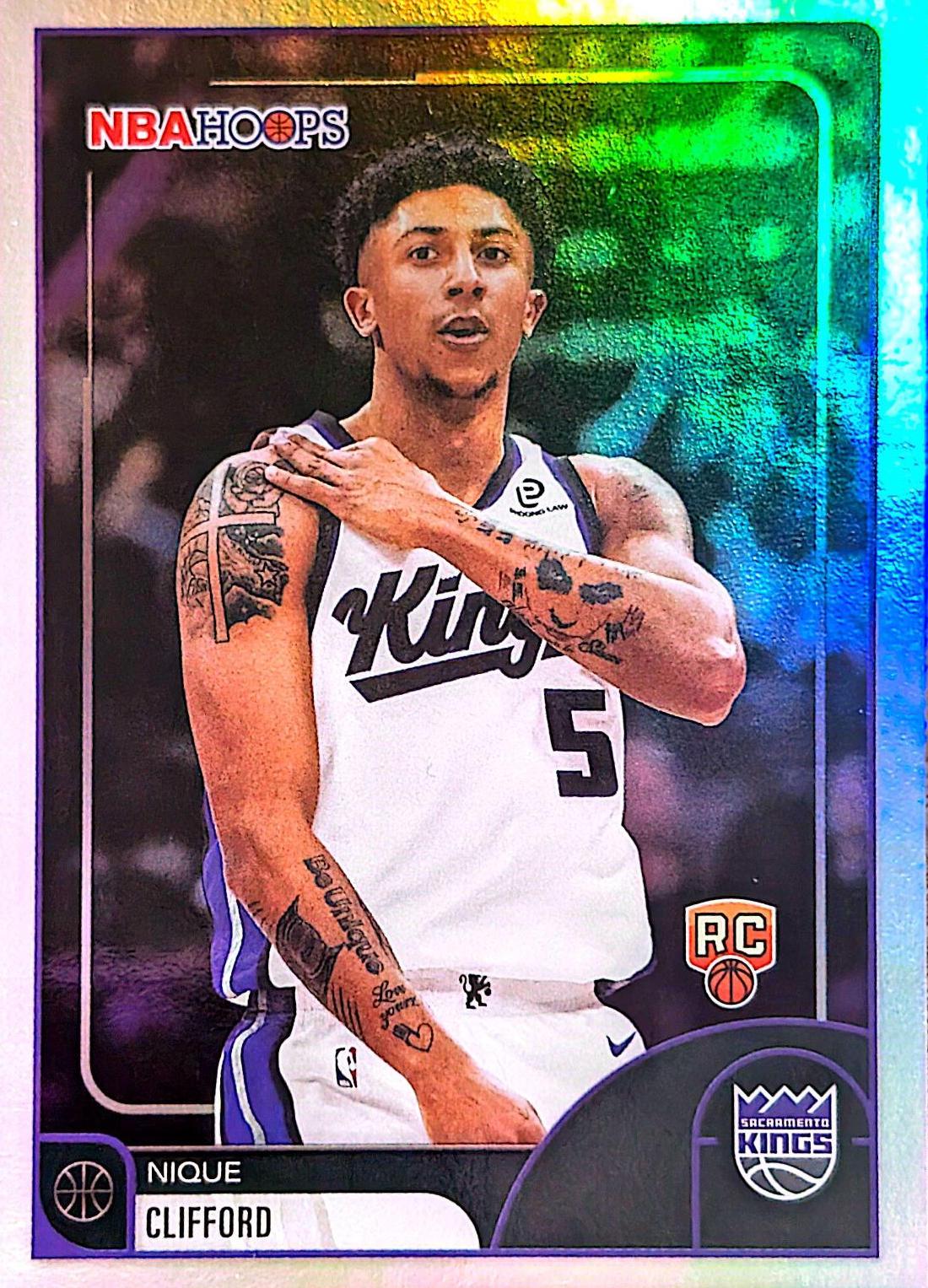 Nique Clifford #241 [Rookie] 2025 Topps NBA Hoops sparkle