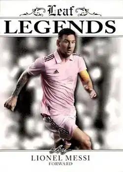 Lionel Messi #LA-09 2023 [GAS 9.5] Leaf Special Release Legends Achievement
