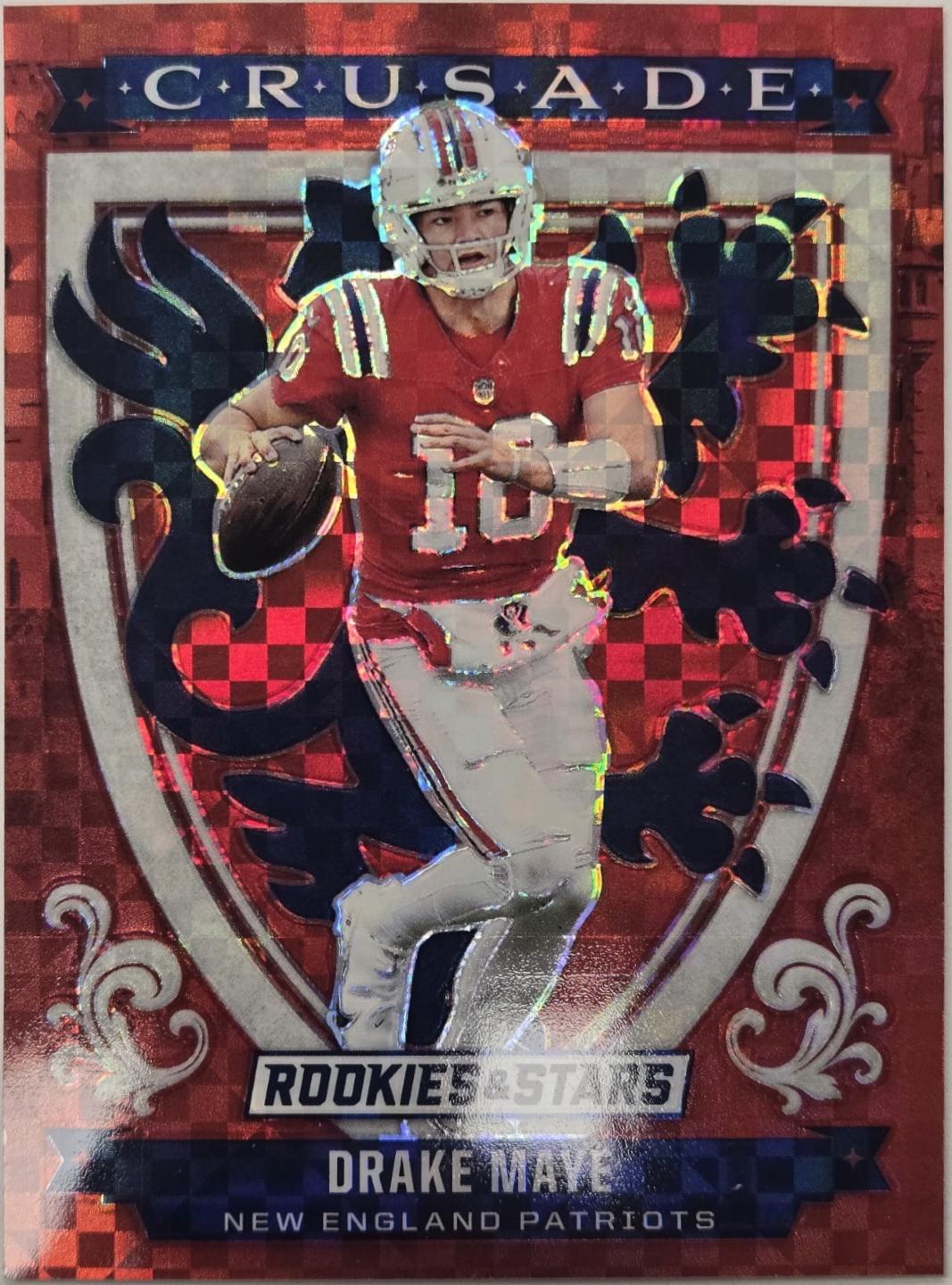 Drake Maye [Red] #29 2025 Panini Rookies & Stars Crusade