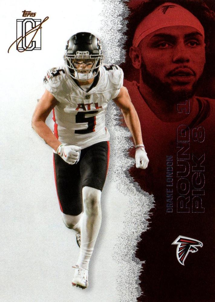 Drake London #62 2025 Topps Signature Class