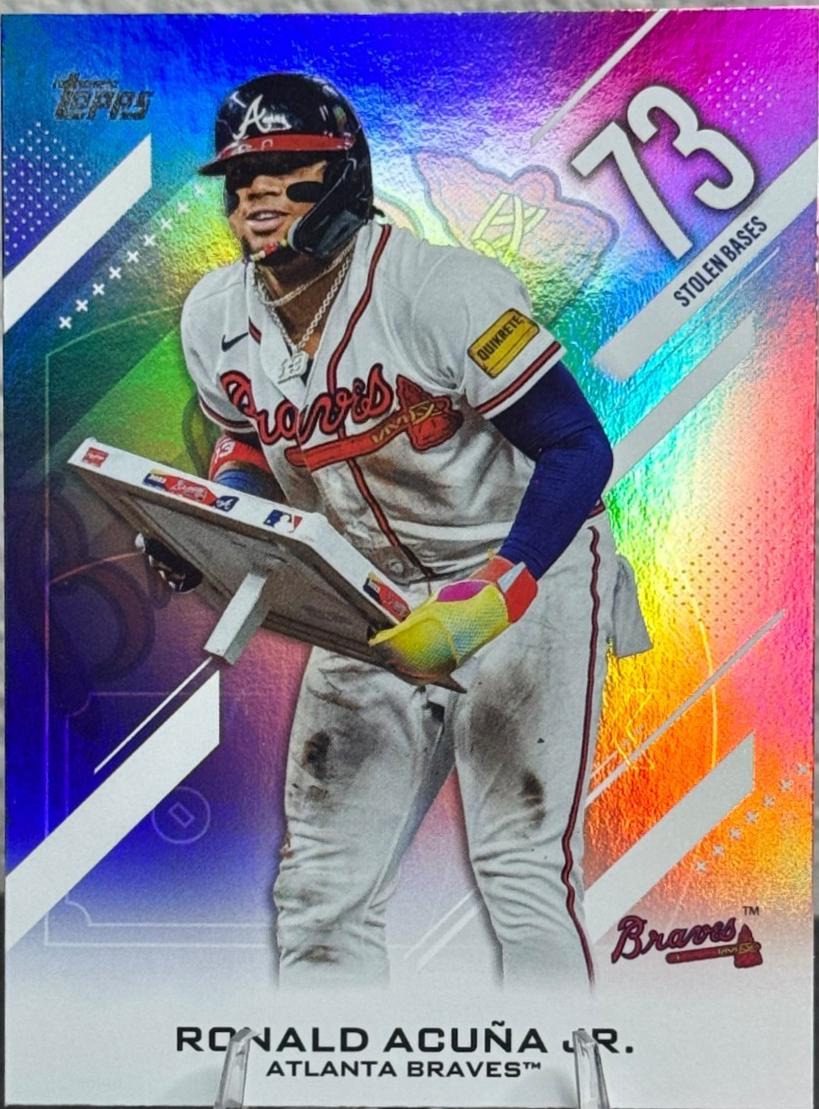 Ronald Acuna Jr. #CN-12 2026 Topps Series 2 Crooked Numbers