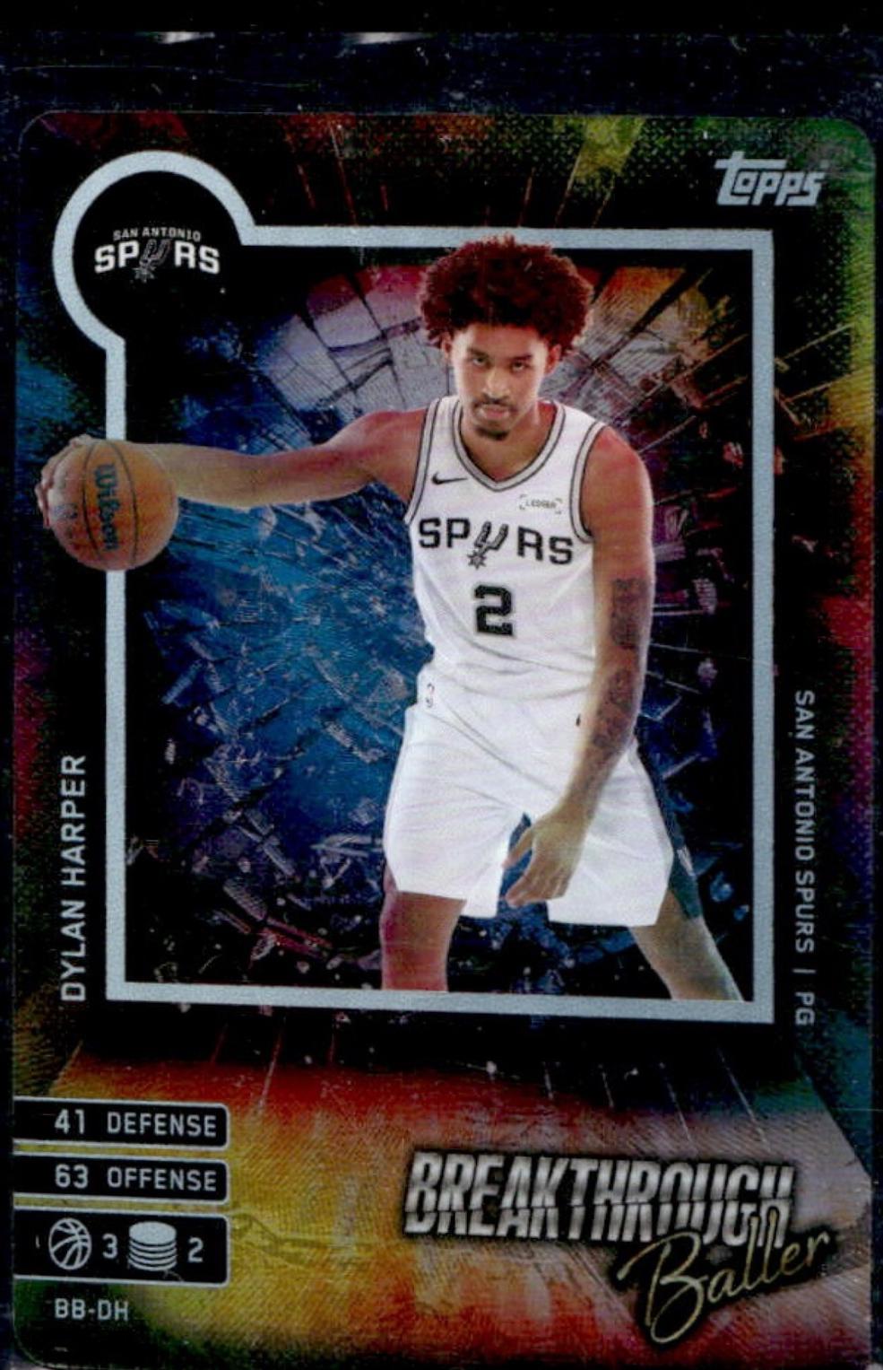 Dylan Harper #BB-DH 2025 Topps Match Attax Breakthrough Baller