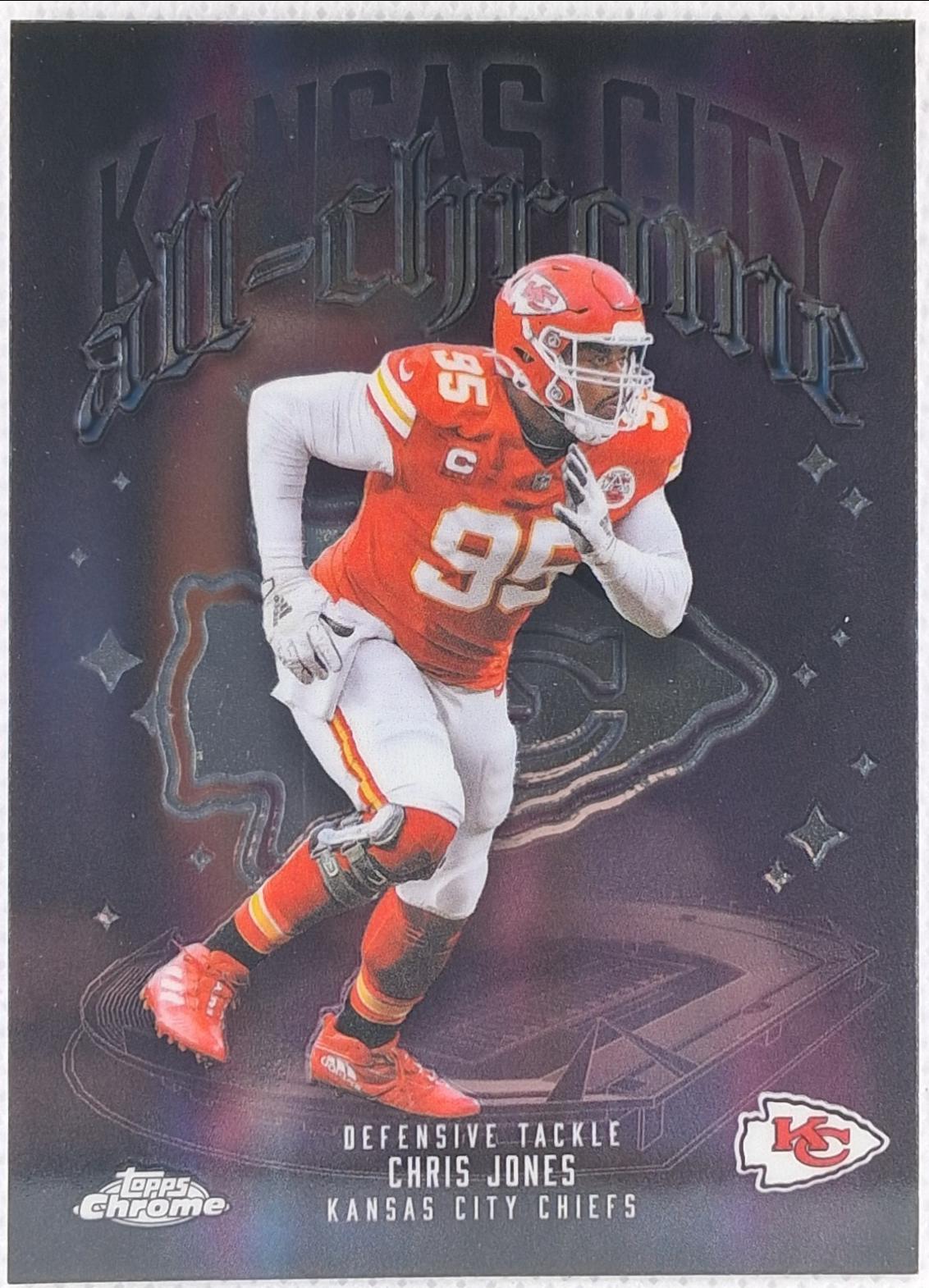 Chris Jones #ACT-17 2025 Topps Chrome All Chrome Team