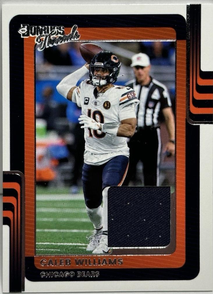 Caleb Williams #DTH-CWS 2025 Panini Donruss Threads