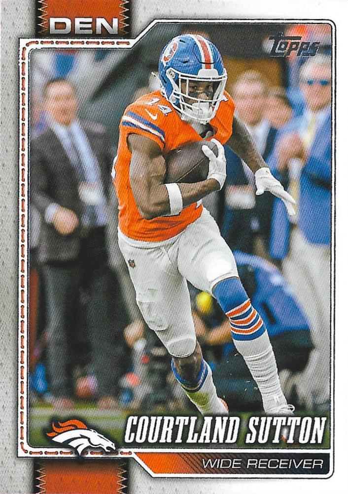 Courtland Sutton #62 2026 Topps Flagship