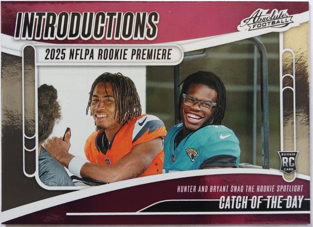 Travis Hunter / Pat Bryant #I-THR [Rookie] 2025 Panini Absolute Introductions