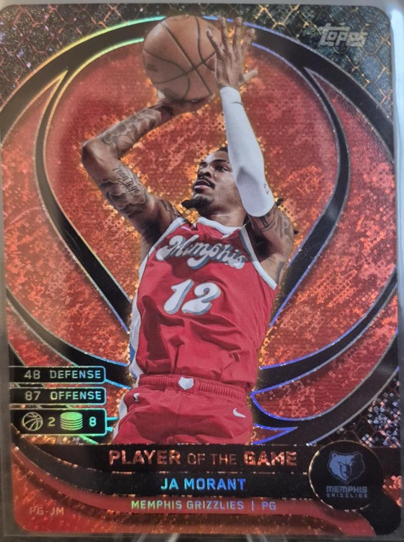 Ja Morant #PG-JM 2025 Topps Match Attax Player of the Game