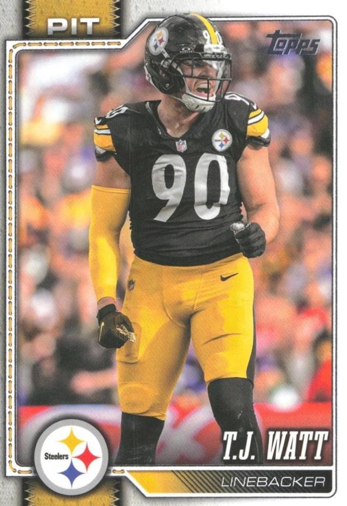 T.J. Watt #254 2026 Topps Flagship