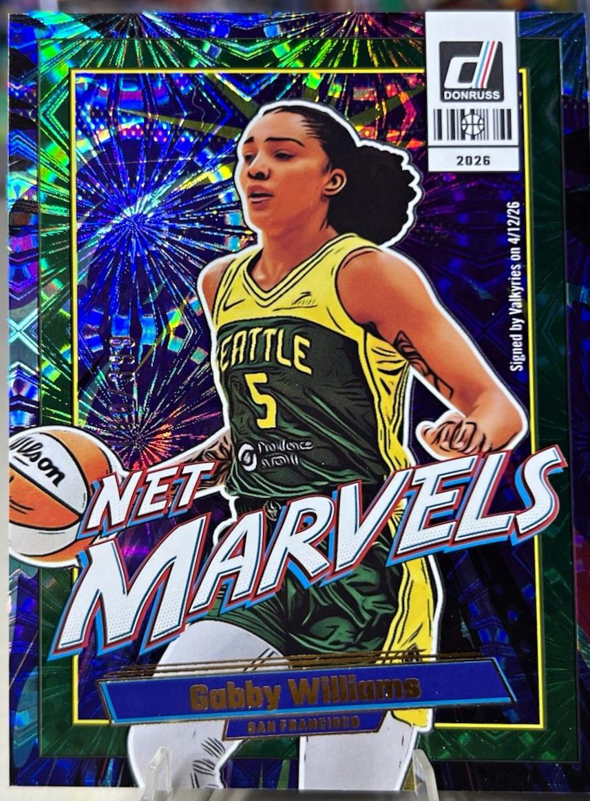 Gabby Williams [Green] #25 2026 Panini Donruss WNBA Net Marvels [#126/399]