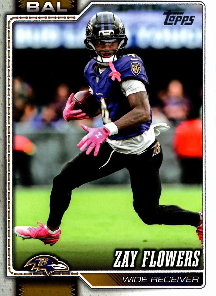 Zay Flowers #14 2026 Topps Flagship