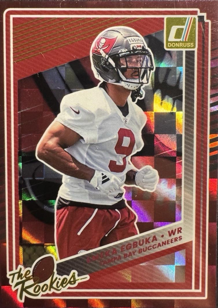 Emeka Egbuka #31 [Rookie] 2025 Panini Donruss The Rookies
