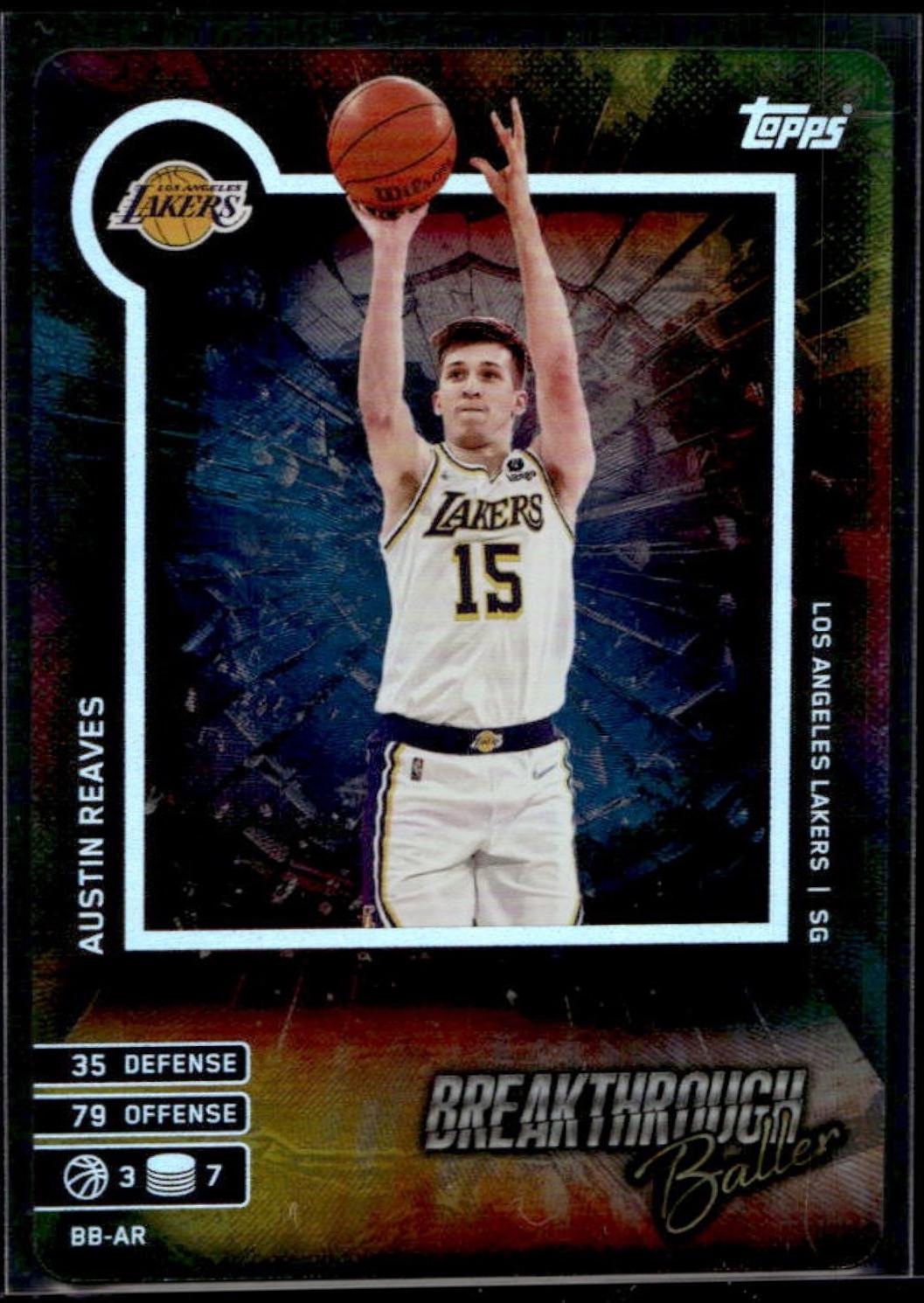 Austin Reaves #BB-AR 2025 Topps Match Attax Breakthrough Baller