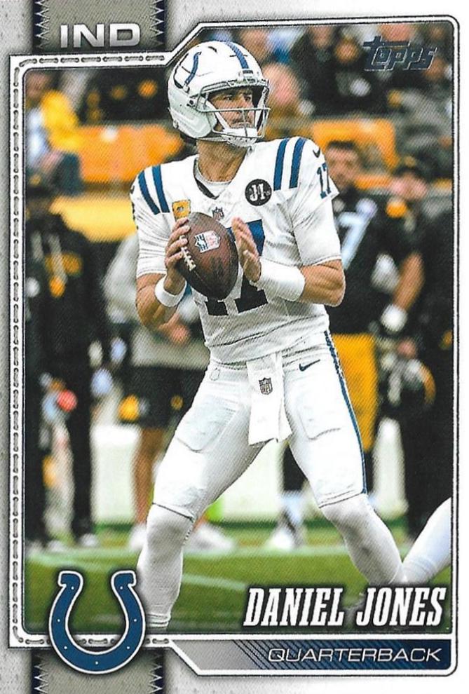 Daniel Jones #89 2026 Topps Flagship