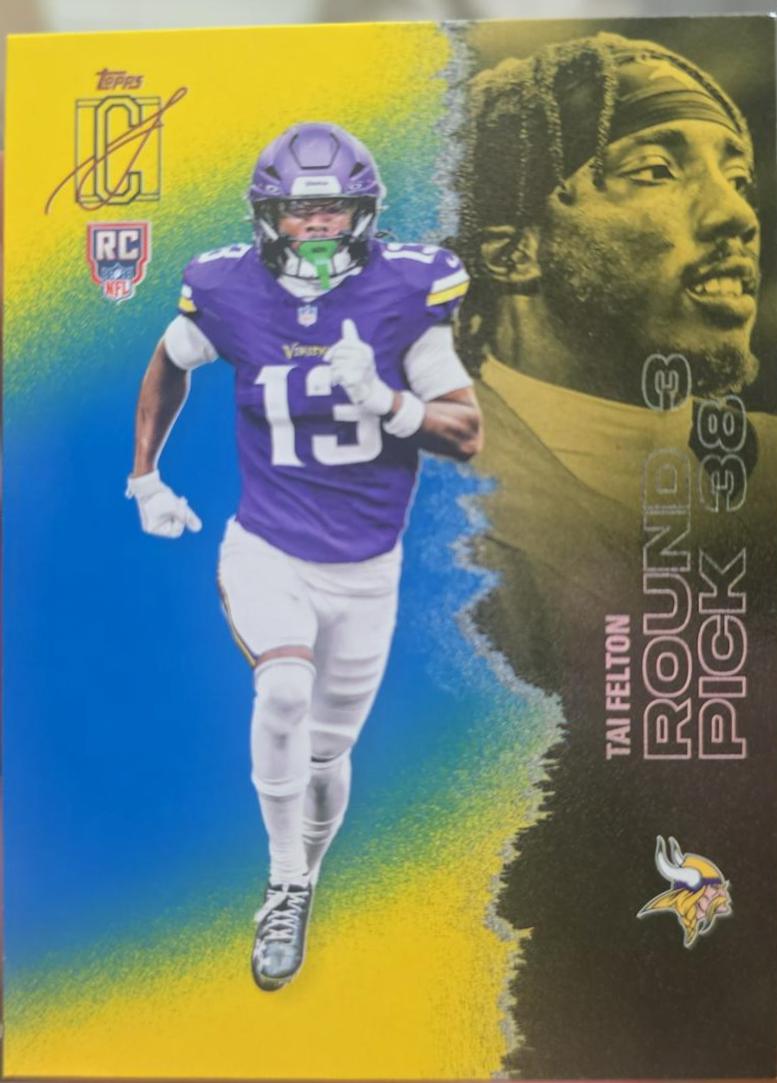 Tai Felton [Blue Yellow] #134 [Rookie] 2025 Topps Signature Class