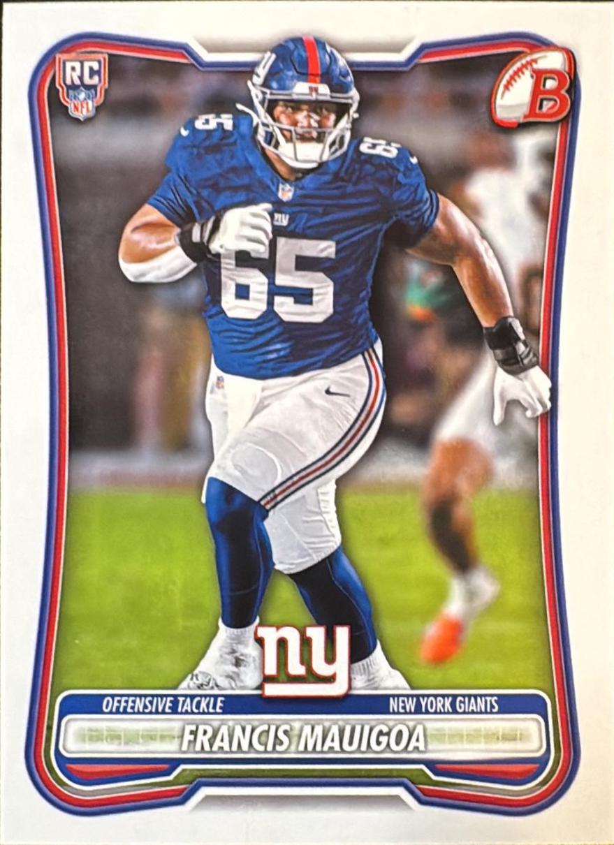 Francis Mauigoa #168 [Rookie] 2026 Bowman