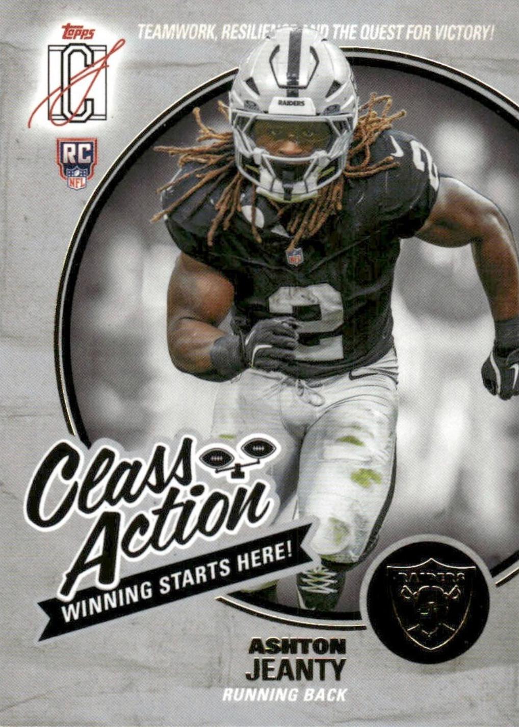 Ashton Jeanty #CA-17 [Rookie] 2025 Topps Signature Class Action