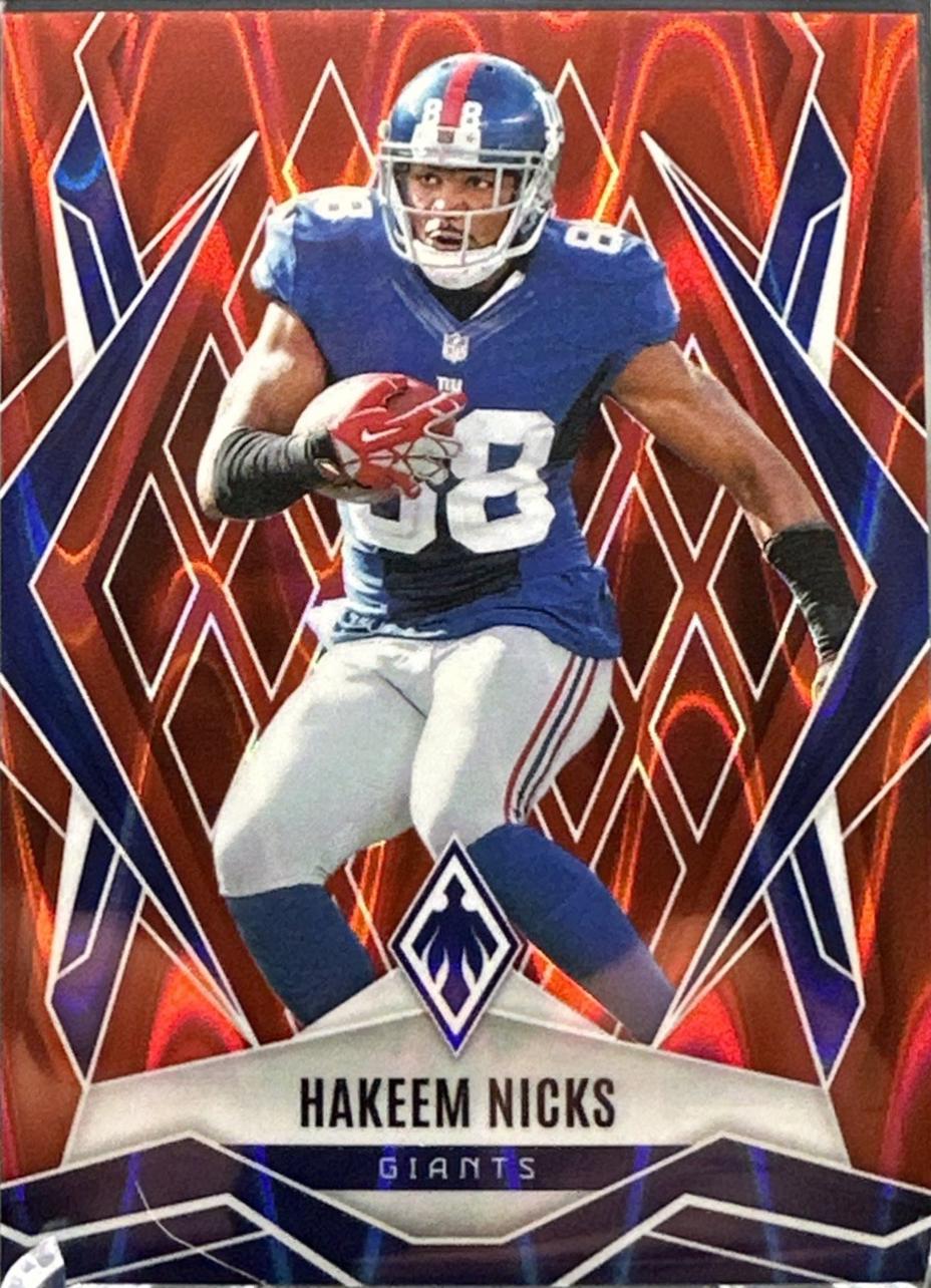 Hakeem Nicks [Red] #86 2025 Panini Phoenix