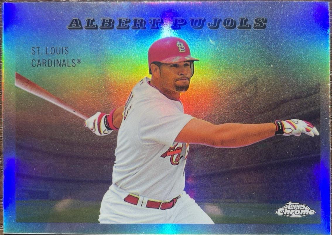 Albert Pujols #55RS-4 2025 Topps Chrome Platinum 1955 Rails & Sails