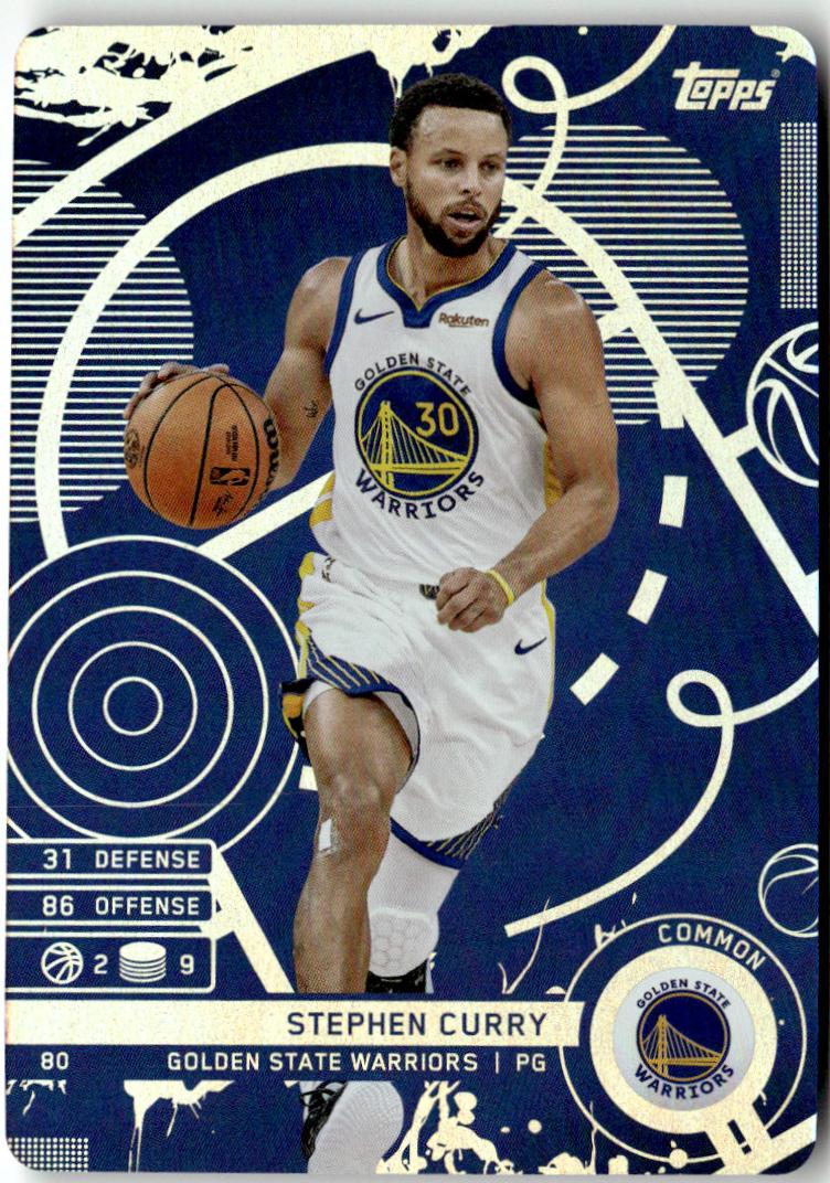 Stephen Curry [Blue] #80 2025 Topps Match Attax
