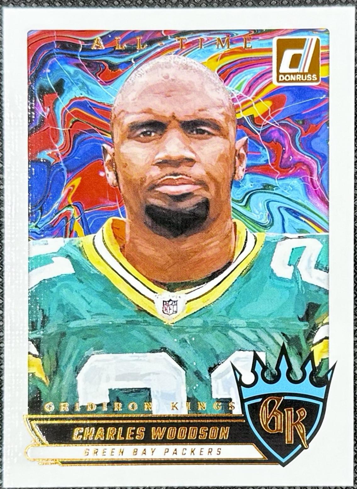 Charles Woodson #ATGK-CWN 2025 Panini Donruss All-Time Gridiron Kings