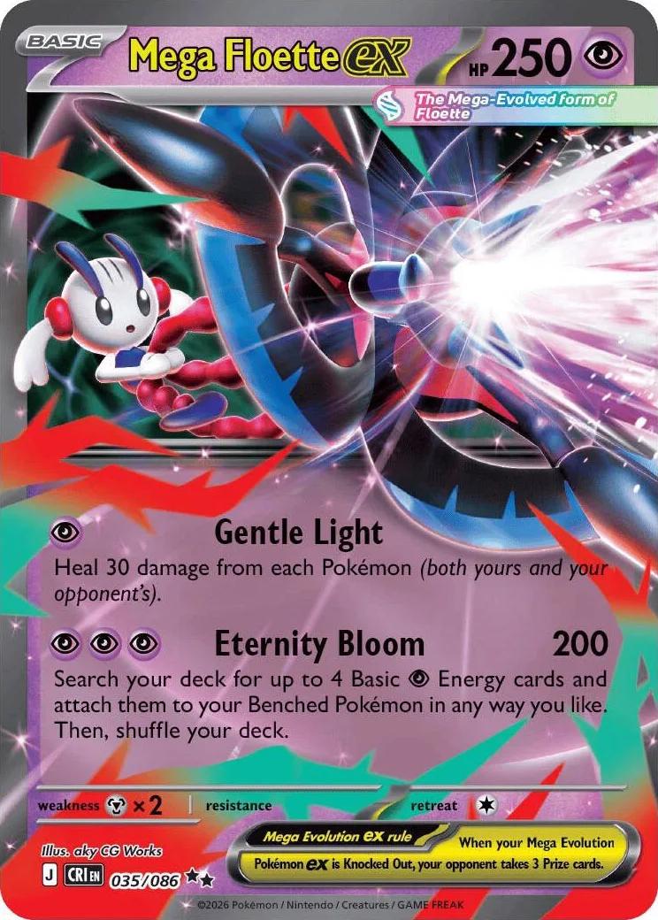 Mega Floette Ex #35 Pokemon Chaos Rising