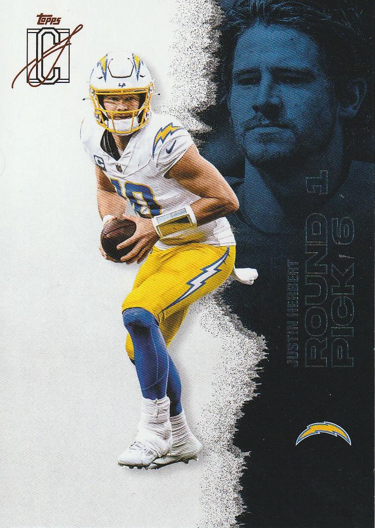 Justin Herbert #30 2025 Topps Signature Class