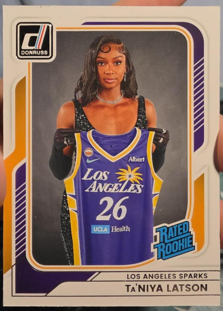Ta'Niya Latson #100 [Rookie] 2026 Panini Donruss WNBA