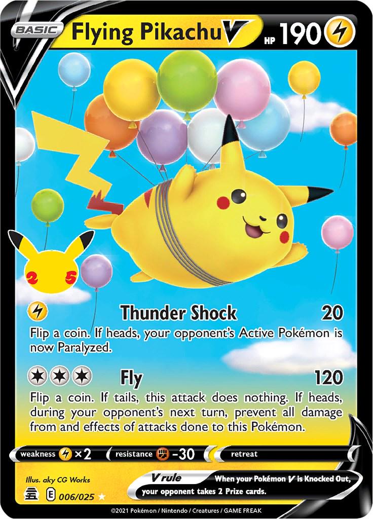 Flying Pikachu V #6 Pokemon Celebrations