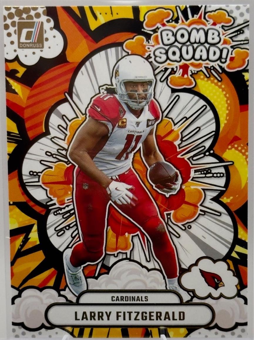Larry Fitzgerald #BS-LFD 2025 Panini Donruss Bomb Squad