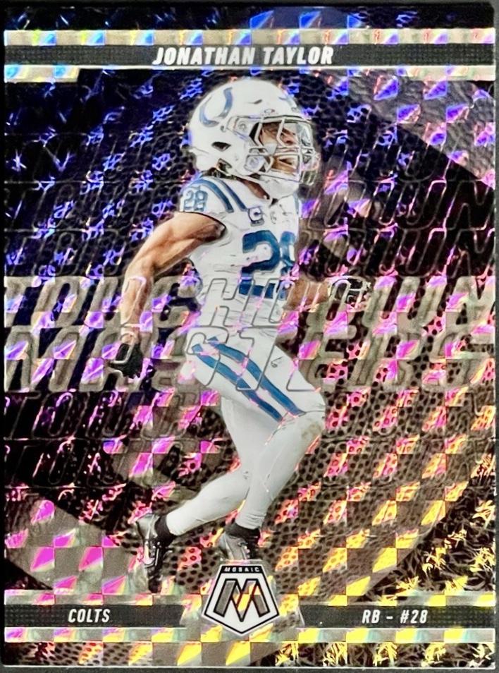 Jonathan Taylor [Mosaic] #10 2025 Panini Mosaic Touchdown Masters