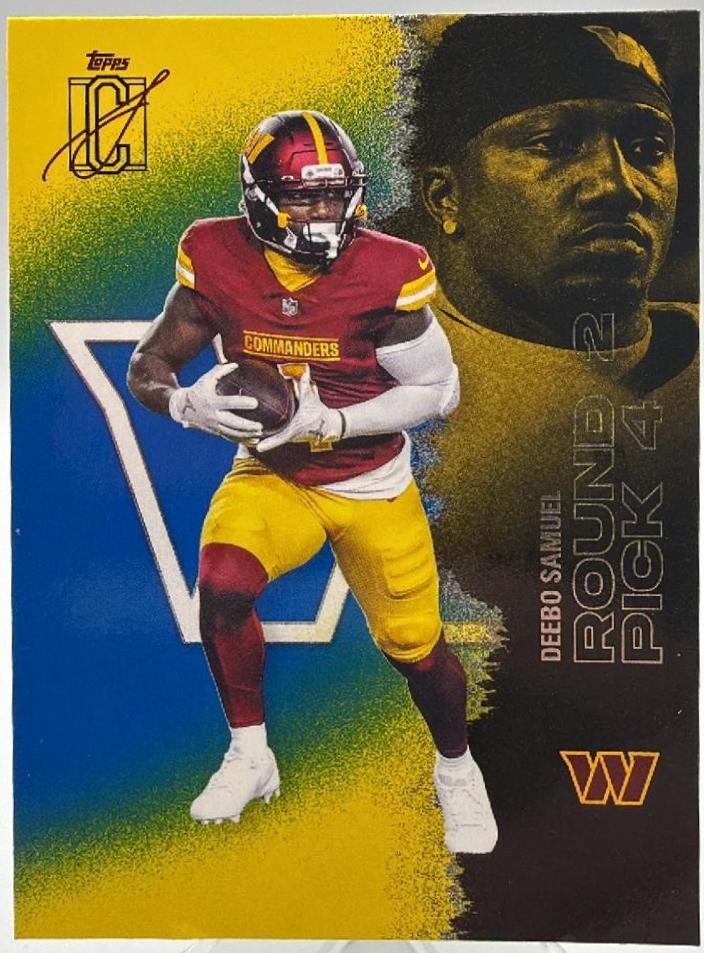 Deebo Samuel [Blue Yellow] #56 2025 Topps Signature Class