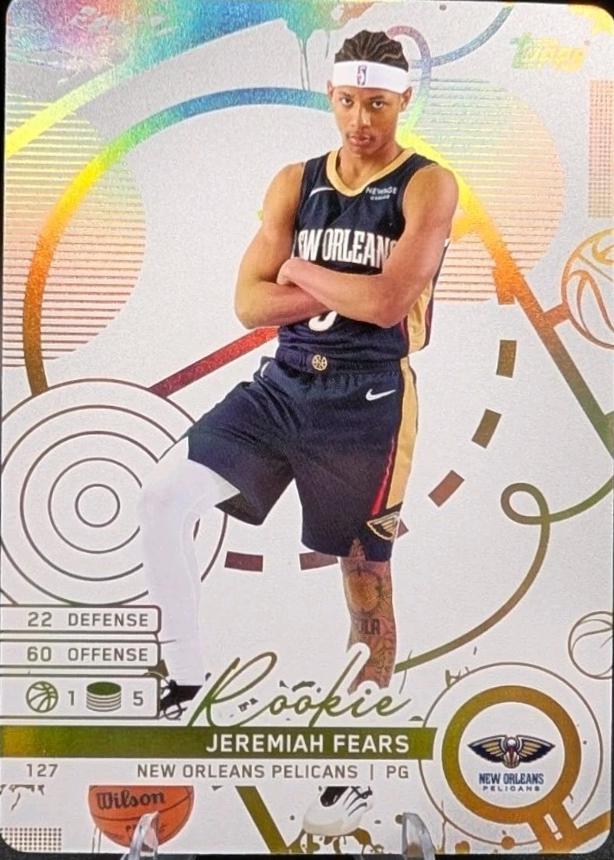 Jeremiah Fears #127 [Rookie] 2025 Topps Match Attax