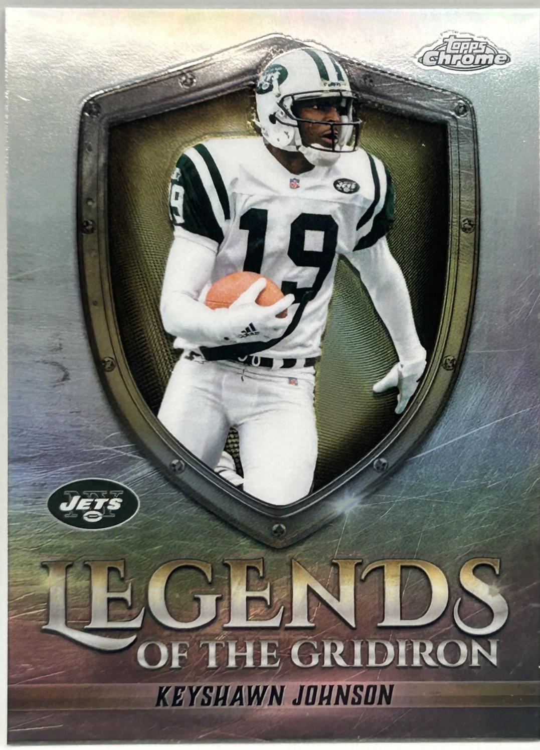 Keyshawn Johnson [Refractor] #LOG-23 2025 Topps Chrome Legends Of The Gridiron
