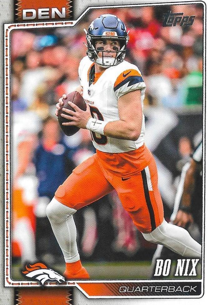 Bo Nix #58 2026 Topps Flagship