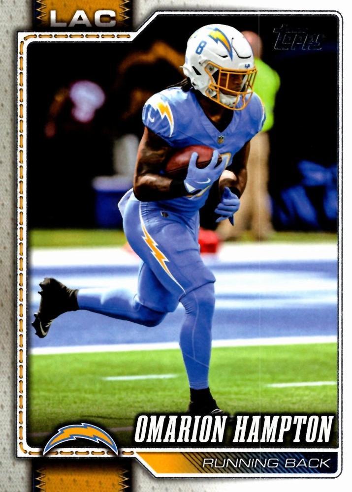 Omarion Hampton #107 2026 Topps Flagship