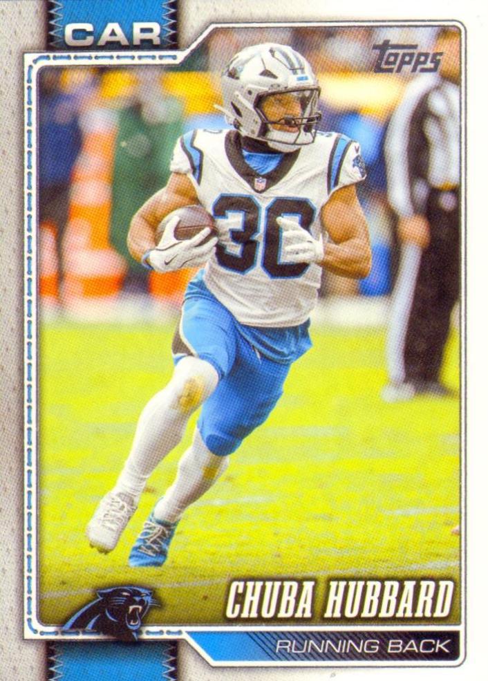 Chuba Hubbard #28 2026 Topps Flagship
