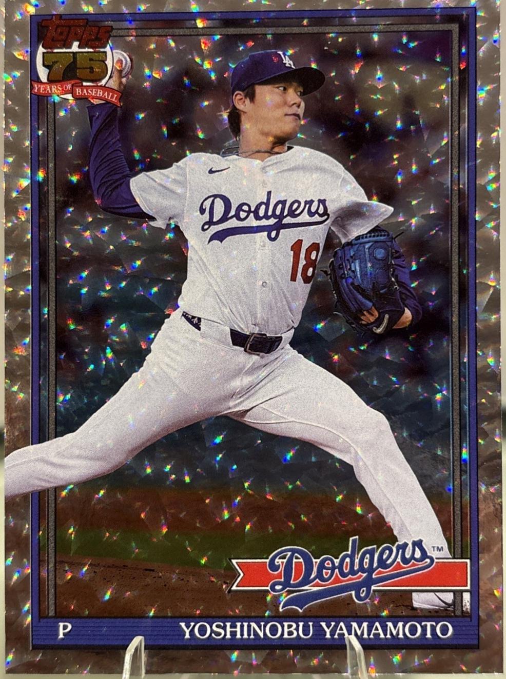 Yoshinobu Yamamoto [Crackleboard Foil] #T91-55 2026 Topps 1991