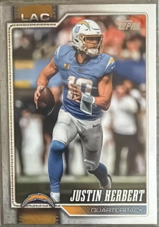 Justin Herbert #110 2026 Topps Flagship