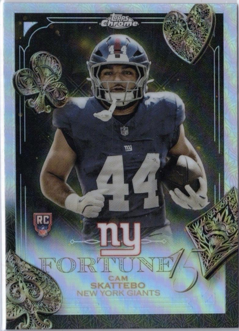 Cam Skattebo [Refractor] #F15-27 [Rookie] 2025 Topps Chrome Fortune 15